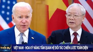 Việt Nam  Hoa Kỳ nâng tầm quan hệ Đối tác Chiến lược Toàn diện  VTV24 [upl. by Philender629]