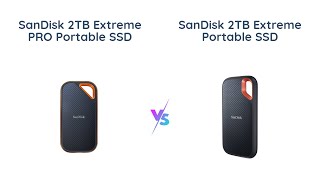 SanDisk Extreme Pro vs Extreme Portable SSD Comparison [upl. by Yeldud]