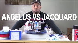 Angelus Vs Jacquard Paints for Custom Shoes [upl. by Sharity899]