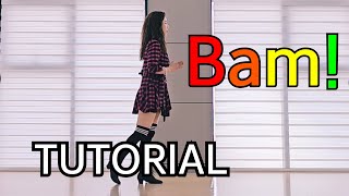 Bam Line Dance Improver TUTORIAL 스텝설명 초중급라인댄스 [upl. by Leahcimauhsoj114]