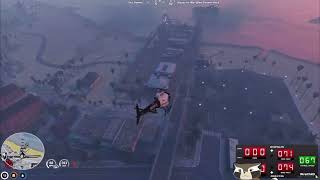 Cops Helicopter POV of Adam Ababwa Dumping the Car  NoPixel GTA RP [upl. by Anaiq463]