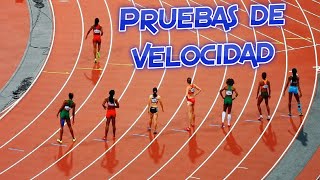 Pruebas de velocidad en el Atletismo [upl. by Bahner803]