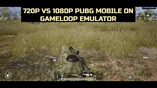 720P VS 1080P PUBG Mobile Gameloop Emulator [upl. by Arutak]