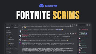 Best Discord Servers For Fortnite Scrims amp Tournaments 2024 [upl. by Mcwilliams]