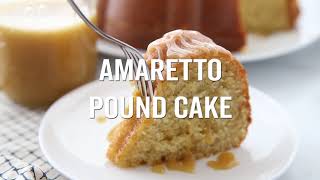 How to make Amaretto Pound Cake [upl. by Trumann]