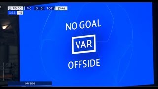 VAR 905 min  Sterling  Machester City vs Tottenham [upl. by Claiborn687]