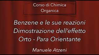 Chimica organica Dimostrazione orientamento Orto Para del Toluene L77 ProfAtzeni ISCRIVITI [upl. by Seravat]