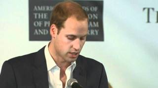 Prince Williams polo speech in California [upl. by Yehus]