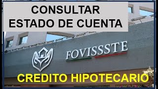 Consultar Estado de Cuenta Fovissste [upl. by Edieh]