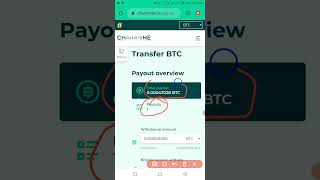 CHAINEMINE UPDATE Mine Bitcoin BTC amp withdraw to your wallet 🔥 fast amp easy link in description [upl. by Meill653]