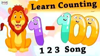 Learn Counting 1 100  Easy Numbers Song In English For Kids  Beginners  1100 Rhyme [upl. by Regni]