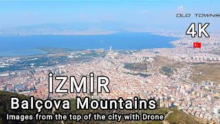 Drone Footage in IZMIR Teleferik  Balcova 4K Turkey [upl. by Ised]