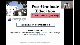 Evaluation of Proptosis Dr Sonal Yadav [upl. by Wicks402]