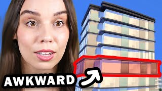 I renovated this AWKWARD apartment in The Sims 4 [upl. by Eldrid]