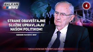 INTERVJU Radomir Pavićević Grof  Strane obaveštajne službe upravljaju našom politikom 2132019 [upl. by Suisyola]