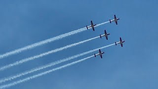 Jupiter Aerobatic Team flying display Bali International Airshow [upl. by Grefer]