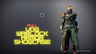 Destiny 2 Season of the Splicer  Full Warlock Vault of Glass Armor showcase with shaders [upl. by Atinuj]