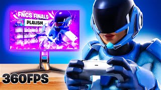 I Bought The BEST GAMING MONITOR For Fortnite OLED 360FPS [upl. by Millda]