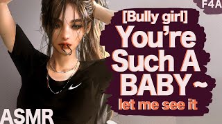 Mean Bully Patches You Up HERSELF 😳 crush to lovers playful teasing asmr roleplay [upl. by Suciram]