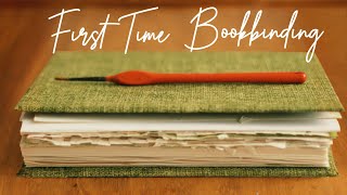 📕 I made a notebook for the first time ⟡ ASMR Bookbinding process [upl. by Suh]