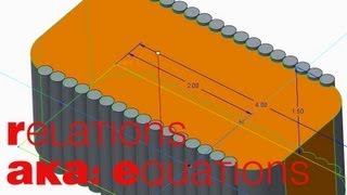 E19 CREO Parametric 20 Equations  Relations [upl. by Ofelia]