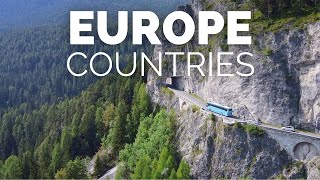 17 Most Beautiful Countries in Europe  Travel Video [upl. by Grosvenor]