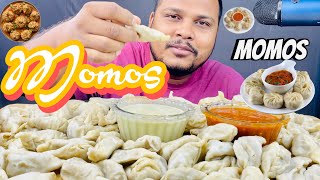 100 Momos Eating Challenge Asmr Mukbang Big Bites [upl. by Amsirhc303]