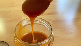 صلصة كراميل خالية من السكر كيتو كيتونيSugar Free Caramel SauceKetoLow carb [upl. by Horlacher]