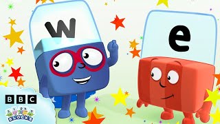 Wonderful Alphablock W 💧  Letter of the Week  Learn to Spell  officialalphablocks [upl. by Nayrb]