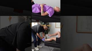 Ankle Pain 🦶Evaluation Treatment amp Adjustment shorts [upl. by Yebot]