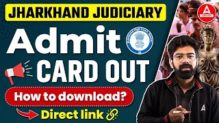 Jharkhand Judiciary Admit CARD 2024 Out📢 JPSC Prelims Exam Date  Jharkhand Civil Judge Exam Date [upl. by Dnumyar92]