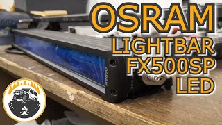 OSRAM LEDriving FX500SP  LED LIGHTBAR test  OFF TOUR Garage [upl. by Attennyl]