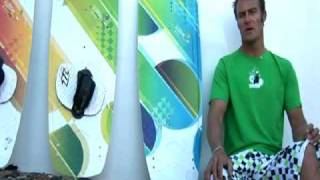 North Kiteboarding Jaime Pro 2009 Kiteboard  Powerkiteshop [upl. by Nolek]