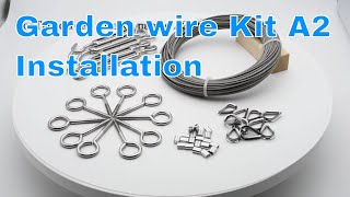 How to install Garden Wire Kits A2  Tootact installation tutorial [upl. by Eislehc]