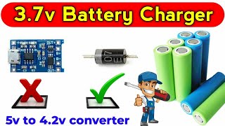 How To Charge 37v Lithium Ion Battery  37v Battery Charger Using Diode  Technical Narottam [upl. by Acima]