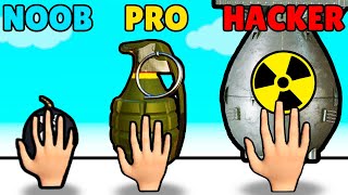 NOOB vs PRO vs HACKER in Bounzy Bombs Max Level [upl. by Naruq]