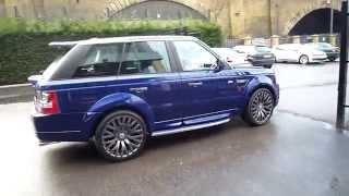 Range Rover Sport Project KAHN Cosworth RS300 2011 Bali Blue [upl. by Aplihs]