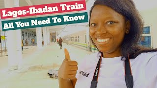 LagosIbadan Train  First time taking the train in Nigeria [upl. by Aneehta]