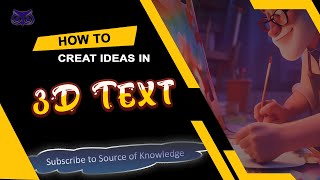 Mastering 3D Text Creating 3D text in 1 minute [upl. by Janaye172]