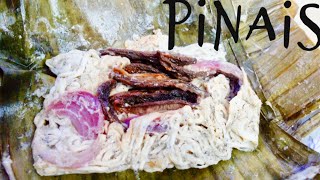 PINAIS NA DULONG WITH DRIED KAMIAS  SILVER FISH WRAPPED IN BANANA LEAVES [upl. by Guillemette]