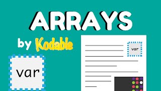 How to Teach Kids About Arrays  Crash Course for Teachers  Kodable [upl. by Eldnek]