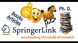 springer link site intéressant pour chercher les articles أين أجد البحوث العلمية [upl. by Blondell]