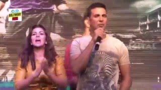 Airlift Movie Trailer Launch With Akshay Kumat amp Nimrat Kaur At College Fest [upl. by Aiuqet257]