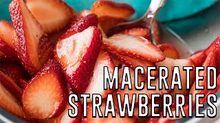 Macerated Strawberries Shorts [upl. by Filmer]