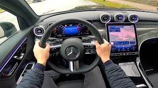 2023 Mercedes Benz GLC 200 4MATIC  pov test drive [upl. by Carly97]