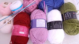 Hilos lanas o estambres para tejer con Ganchillo Crochet y hacer lindos tejidos [upl. by Cyndia]