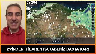 25inden İtibaren Karadeniz Başta Kar  Canlı Yayın 20248 [upl. by Manuel175]