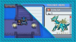 LIVE Shiny Sinjoh Ruins Dialga after 4226 SRs in HeartGold  Arceus distribution cartridge [upl. by Athey]