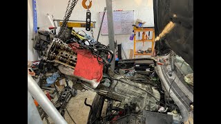 2012 Land Rover LR4 50 Engine Swap Body On Part 2 [upl. by Uttica934]