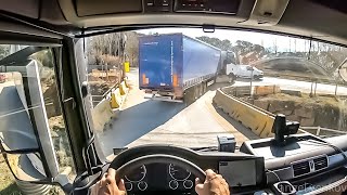 POV Truck Driving MAN TGX 470 Tordera to Peaje Martorell Barcelona Cataluña Spain 🇪🇸 [upl. by Orrocos]